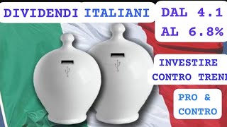 🇮🇹4 AZIONI A BUON PREZZO💶CHE FARE dividendi ftsemib finanza soldi azioni trading [upl. by Fisch]