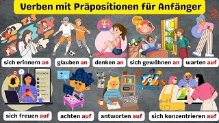 Wichtige Verben mit Präpositionen A2 amp B1Everyday German Verbs with the Accusative and Prepositions [upl. by Diantha]