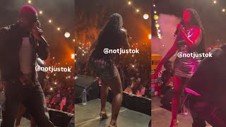 Ruger amp Tiwa Savage Perform TOMA TOMA for the First Time [upl. by Ilak]