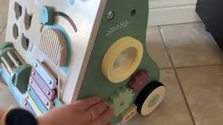 Wooden Baby Walker Review  Fun amp Safe First Steps [upl. by Nalad]