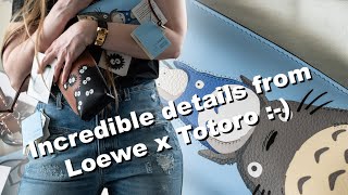 Loewe x My Neighbor Totoro  Sold out everywhere Gate Pocket unboxing review details what fits [upl. by Zednanreh]