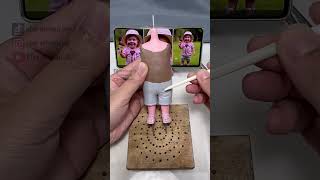 Clay Artisan JAY ：Sculpting a Sweet and Adorable Character Eating Ice Cream [upl. by Jacinda]