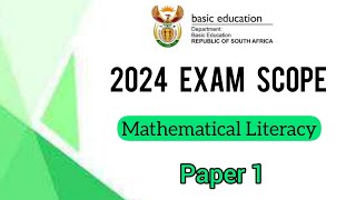 Grade 12 Mathematical Literacy  November 2024  Paper 1 Exam scope [upl. by Yziar]