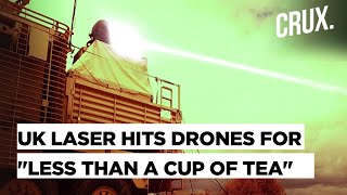 UK Army Tests Laser Beam That Can Kill Drones quotOver 1km away for only 10p a shotquot From Vehicle [upl. by Alban]