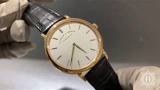 A Lange and Sohne Saxonia Thin Manual Wind 211032 [upl. by Gorga]