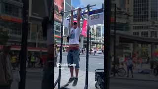 Torontohangbar Yonge amp Dundas me doing the Challenge myself travel live busking love 2023 [upl. by Aissat404]