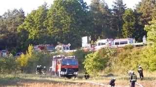 Einsatz der Eberswalder Feuerwehren  Waldbrand 050615 [upl. by Nivled65]