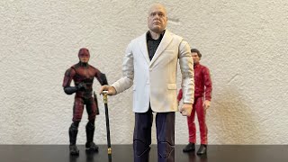 Marvel Legends Hawkeye Kingpin Disney Unboxing y Review en español [upl. by Fidellas718]