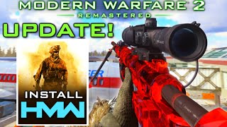 How to Install HMW  The NEW MW2 Remastered Multiplayer Mod Update [upl. by Eicart548]