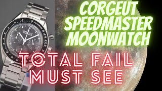 CORGEUT OMEGA SPEEDMASTER MOONWATCH 2021 FAIL SECOND VERSION WITH THE BRACELET UPDATE MUST SEE [upl. by Yahska]