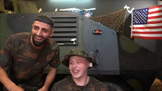 Jordan und semih fahren mit Panzer ins Studio Kein offizieller Kanal [upl. by Sinnel916]