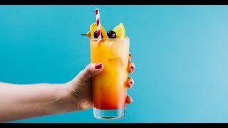 Tequila Sunrise Cocktail Recipe  Liquorcom [upl. by Koziel]