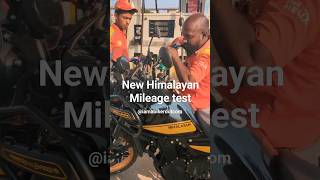 New Himalayan 450 mileage test 🤘 himalayan450 newhimalayan himalayan royalenfieldhimalayan [upl. by Utimer]