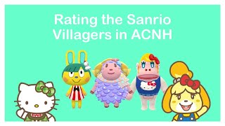 Rating the Sanrio Villagers in Animal Crossing New Horizons [upl. by Keen]