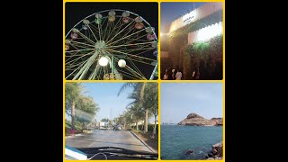 Oman city driveOman city trip part 1 Beautiful road tripoman travel vlog longdriveambers life [upl. by Ahsinot405]