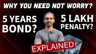 Bond and penalty Explained  TN Medical Selection 2024 [upl. by Mariano866]