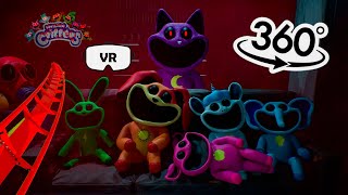 VR 360° Smiling Critters Horror Roller Coaster in VR 360 Video 8К [upl. by Claresta50]