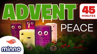 Advent Week 2 Family Devotional Peace PLUS Christmas Bible Stories for Kids [upl. by Gault]