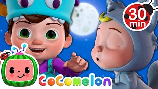 Halloween Finger Family  Cocomelon  Kids Cartoons amp Nursery Rhymes  Moonbug Kids [upl. by Aserehc]