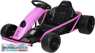 Electric Go Kart for 612 Kids Large Battery Drifting Go Kart Review [upl. by Asiret]