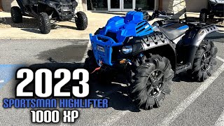 2023 Polaris Sportsman 1000 XP Highlifter Edition  Titanium Metallic [upl. by Polky]