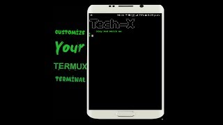 How to Customize And add ANCII txt in your Termux terminal Header [upl. by Darton234]