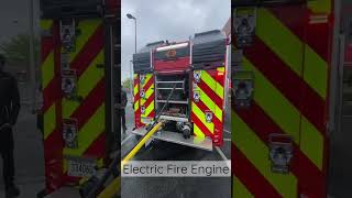 Rosenbauer RTX Electric Fire Truck Walkaround FDIC 2023 firetruck police ambulance shorts fdic [upl. by Ahsenad]