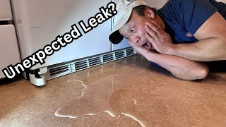 🔧 Quick Fix Stop Refrigerator Leaking Water with This Easy Hack 🚫💧 [upl. by Karena]