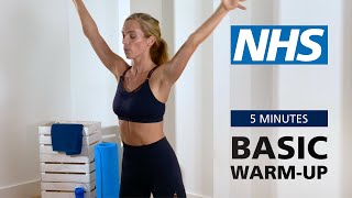 Basic warmup  5 minutes  NHS [upl. by Melcher]