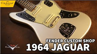 Fender Custom Shop 1964 Jaguar Journeyman Relic in Aged Inca Silver [upl. by Kolosick]