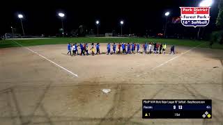 Pharaohs vs 45s  7172024  Park District of Forest Park Mens Major League 16quot Softball [upl. by Ahkihs33]