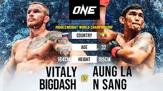 Vitaly Bigdash vs Aung La N Sang 1  Full Fight Replay [upl. by Assyla29]