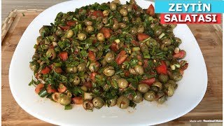 ZEYTİN SALATASI TARİFİ [upl. by Hcire]