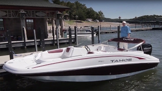 TAHOE Boats 2017 1950 Full Review by BoatTestcom [upl. by Jerusalem]