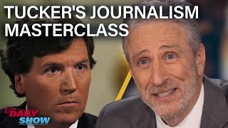 Jon Stewart on Tucker Carlson’s Putin Interview amp Trip to Russia  The Daily Show [upl. by Elyod]