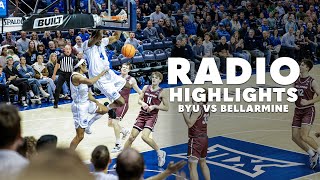 BYU vs Bellarmine  Radio Highlights  December 22 2023 [upl. by Anjali]