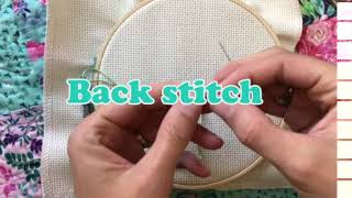 How to cross stitch Basic cross stitching with The Vela Homestead [upl. by Petronille]