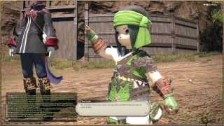 Final Fantasy XIV A Realm Reborn  Pugilist Lv25 Quest  Starcrossed Rivals [upl. by Ennyleuqcaj]