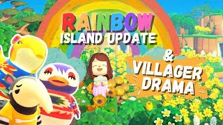 Villager DRAMA amp Rainbow Island Progress Update  Animal Crossing New Horizons  ACNH [upl. by Renata]