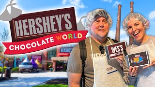 Exploring HERSHEYS CHOCOLATE WORLD  Create Your Own Candy Bar [upl. by Nevile]