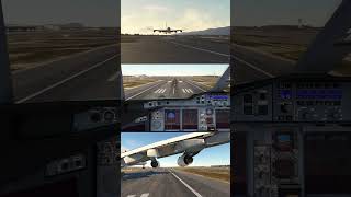 FlyByWire A380X Landing At Barcelona Spain shorts aviation [upl. by Honor]