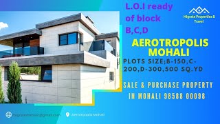 Fresh update of Aerotropolis Mohali  Block B C D  LOI ready for Sale and Purchase [upl. by Sillert]