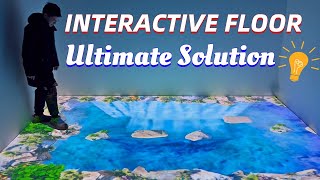 Ultimate 3D Interactive Floor Projection Mapping Tutorial Create Art Hologram Projector Tile Floors [upl. by Samuela921]