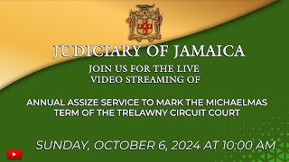 Annual Assize Service To Mark The Michaelmas Term of the Trelawny Circuit Court [upl. by Mastic]