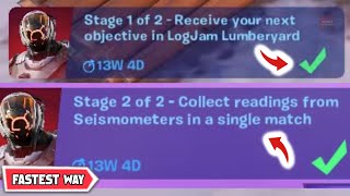 Receive your next objective in Logjam Lumberyard  COMPLETE Fortnite Receive your next objective [upl. by Eiramnerual114]