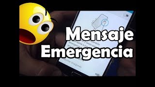 Como Enviar Mensaje De Emergencia Android Tips y Trucos [upl. by Inah]