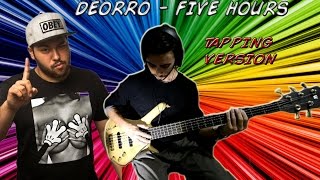 Deorro  Five Hours Bass Cover Tapping version [upl. by Renrag]