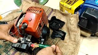 Brush Cutter Repair  How To Set Carburetor Tuning [upl. by Renferd]