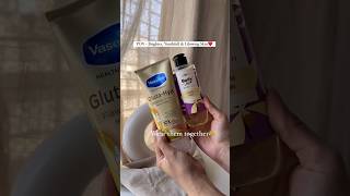 Youllhavethemostyouthfulandglowingskin vaseline gluta skincare skincareroutine [upl. by Nafis]