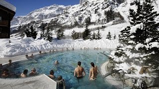 Leukerbad largest thermal resort in the Alps Switzerland [upl. by Reddy]